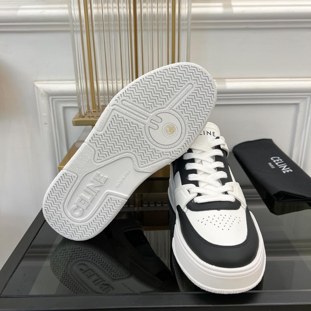 Celine CT-07 Celine Trainer Low Lace-up Sneaker In Calfskin - 
