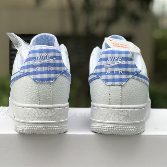 Nike Air Force 1 Low 'Blue Gingham' Sneaker       DZ2784-100 - 