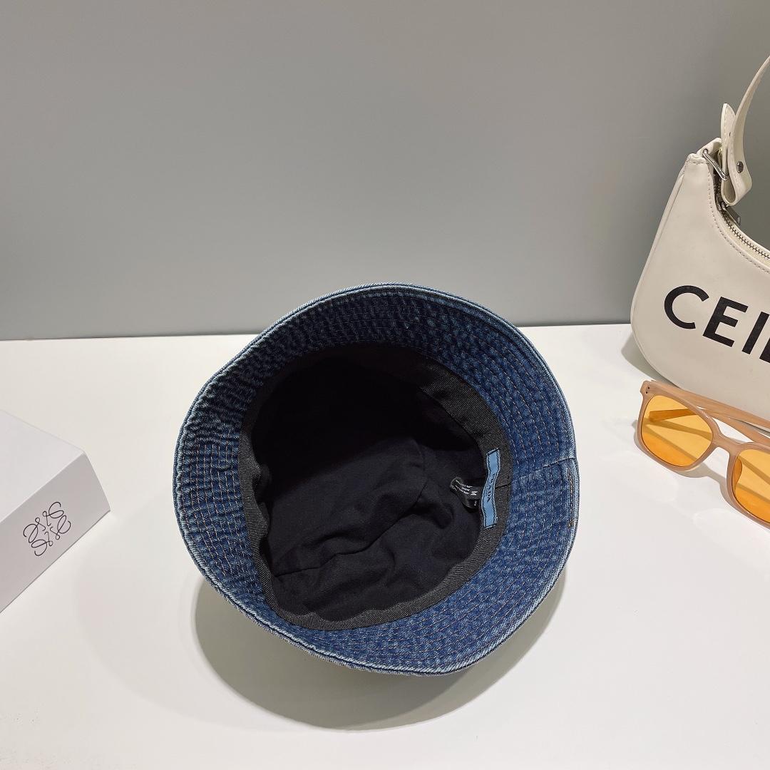 Prada Denim Bucket Hat - 