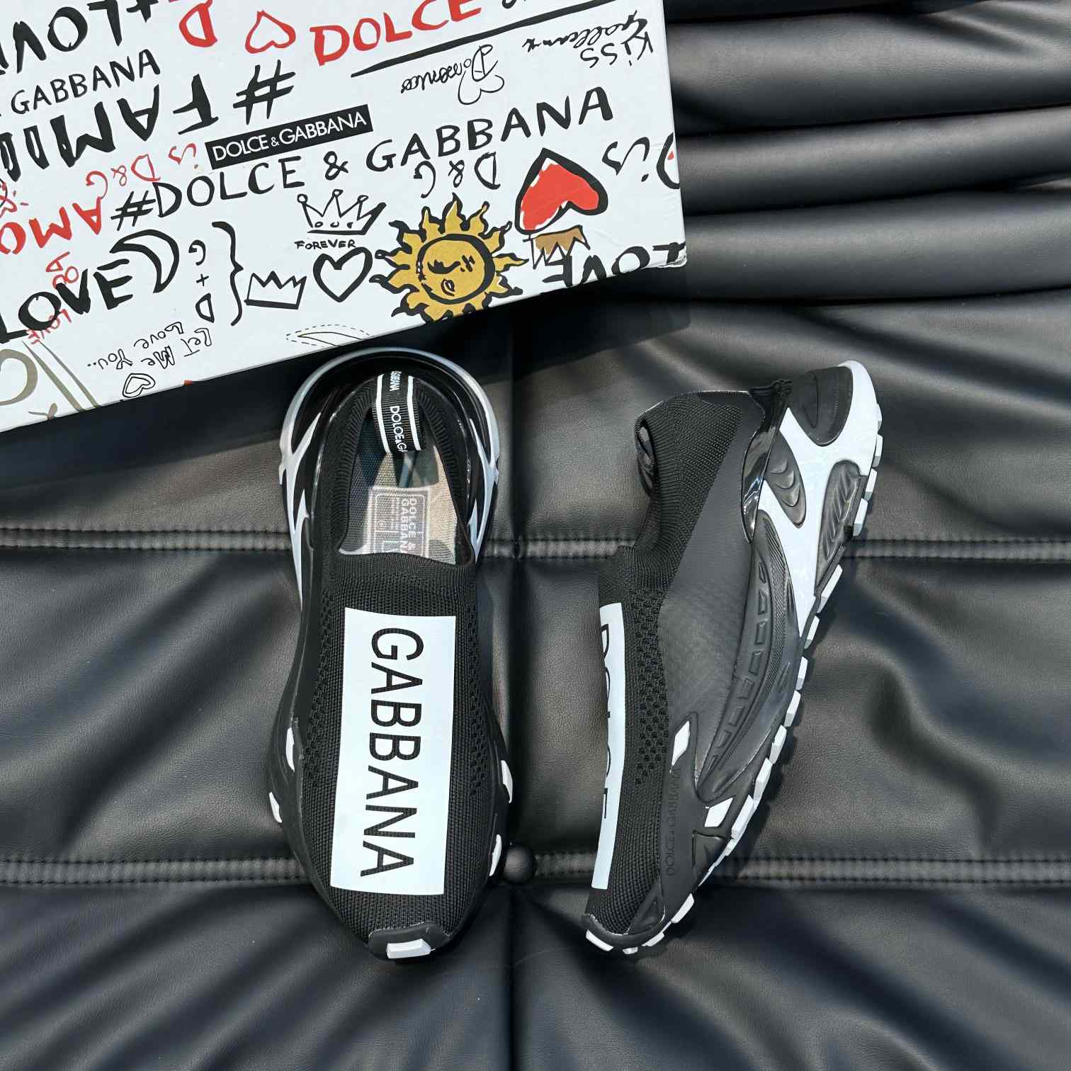 Dolce & Gabbana Stretch Mesh Fast Sneakers - DesignerGu