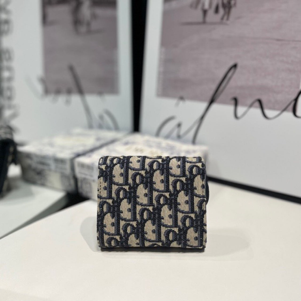 Dior  Saddle Lotus Wallet - 