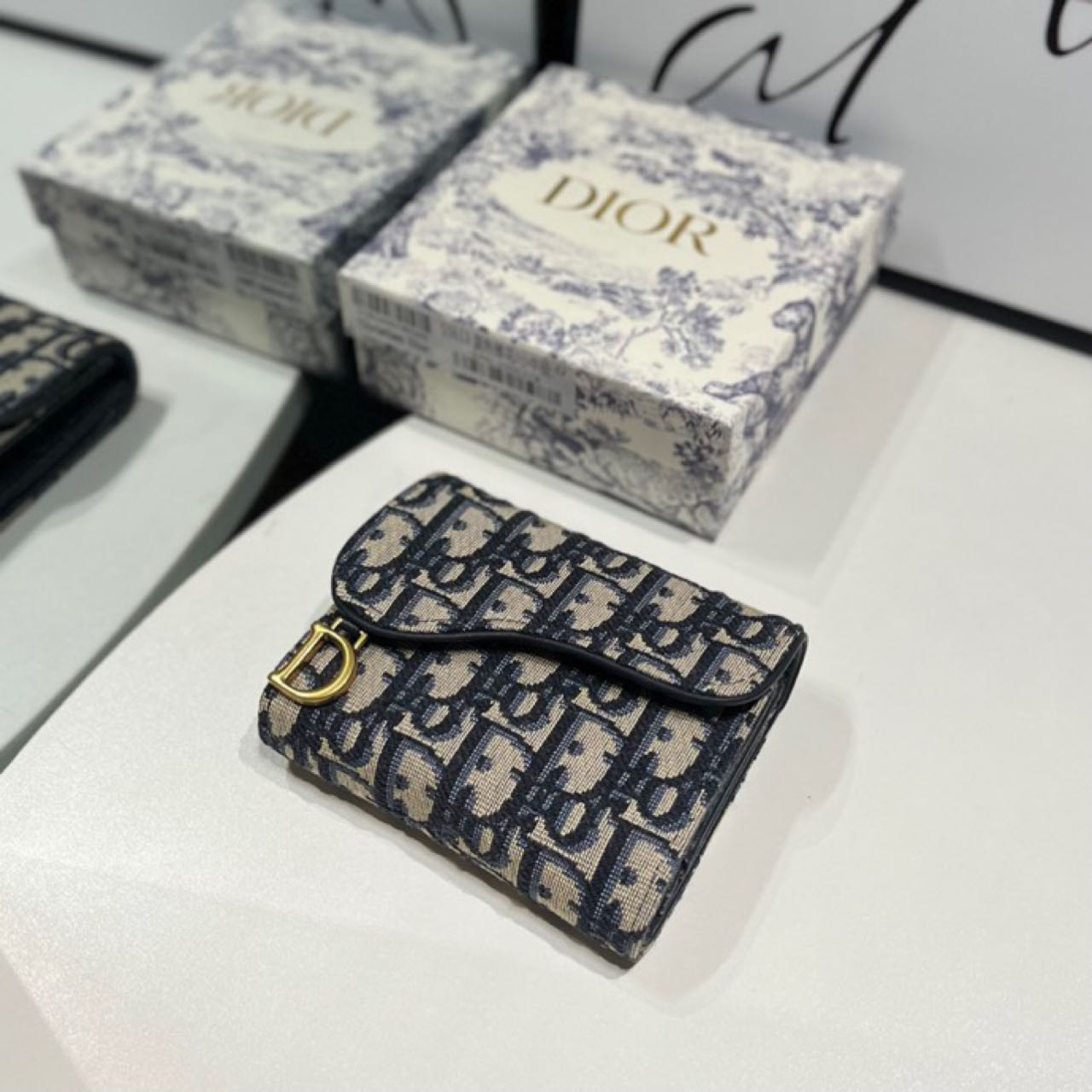 Dior  Saddle Lotus Wallet - 