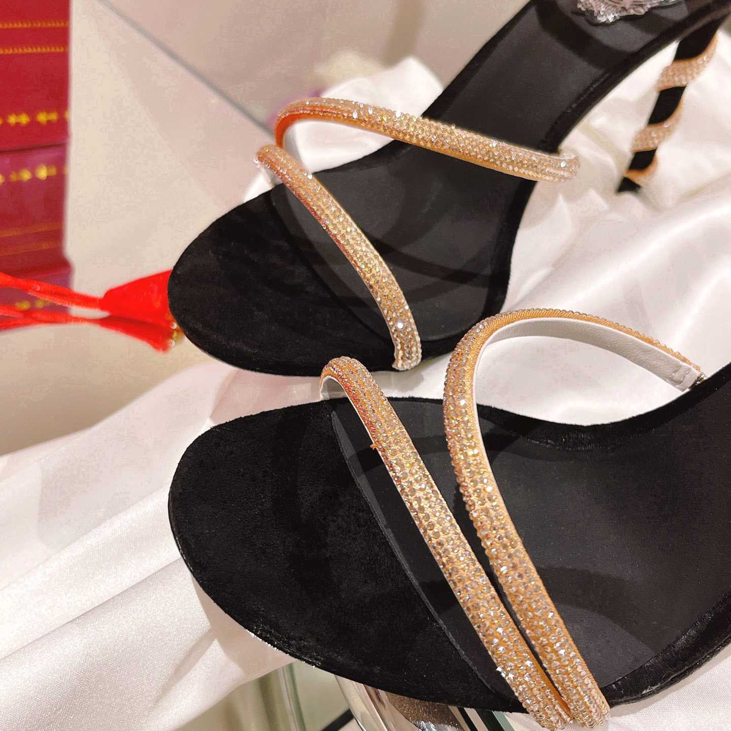 Rene Caovilla Snake Sandal - 
