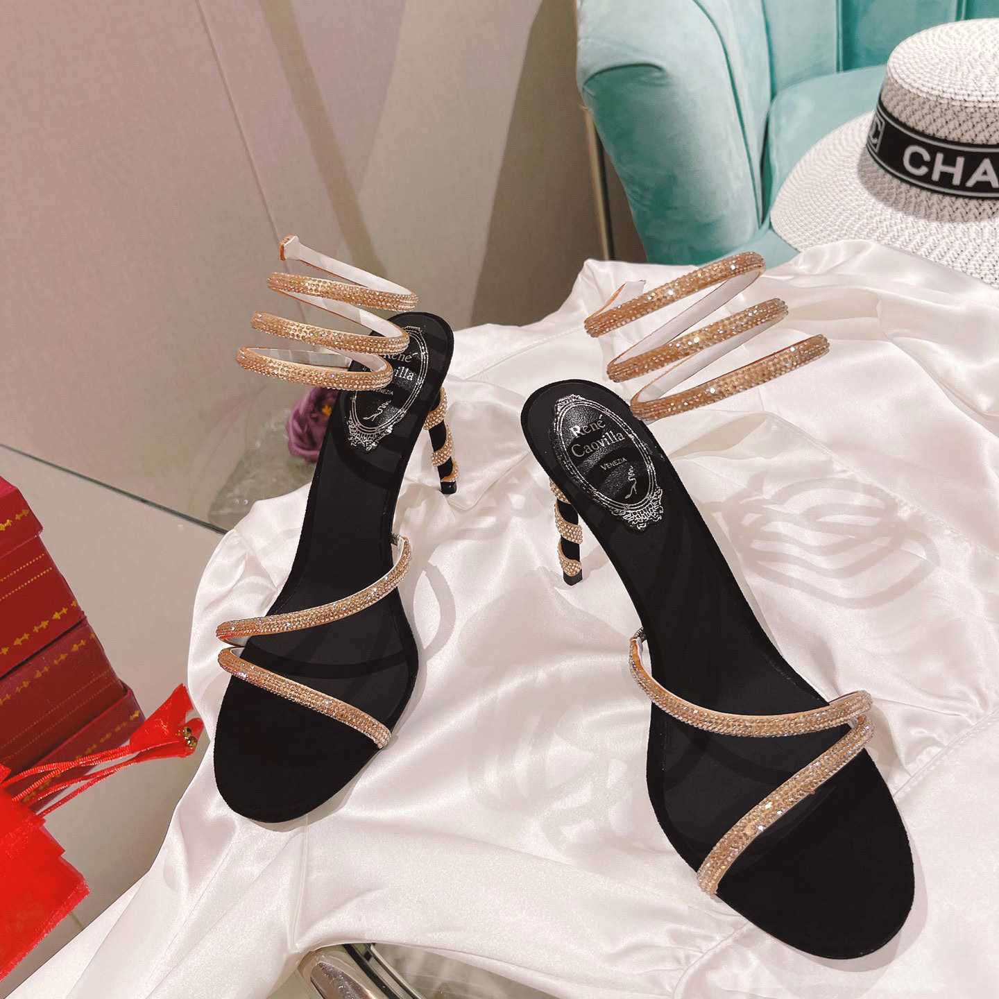 Rene Caovilla Snake Sandal - 