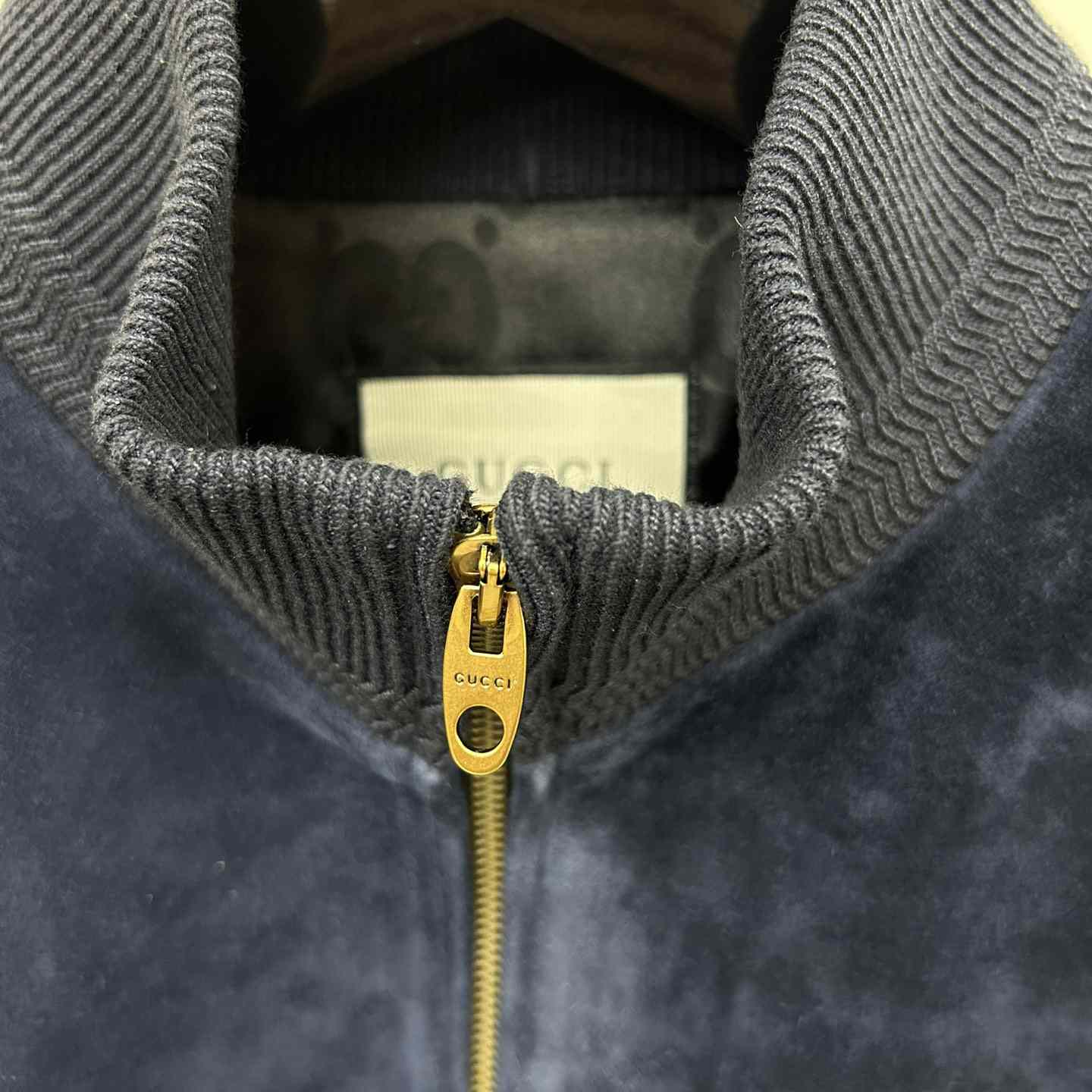 Gucci Suede Bomber Jacket - 