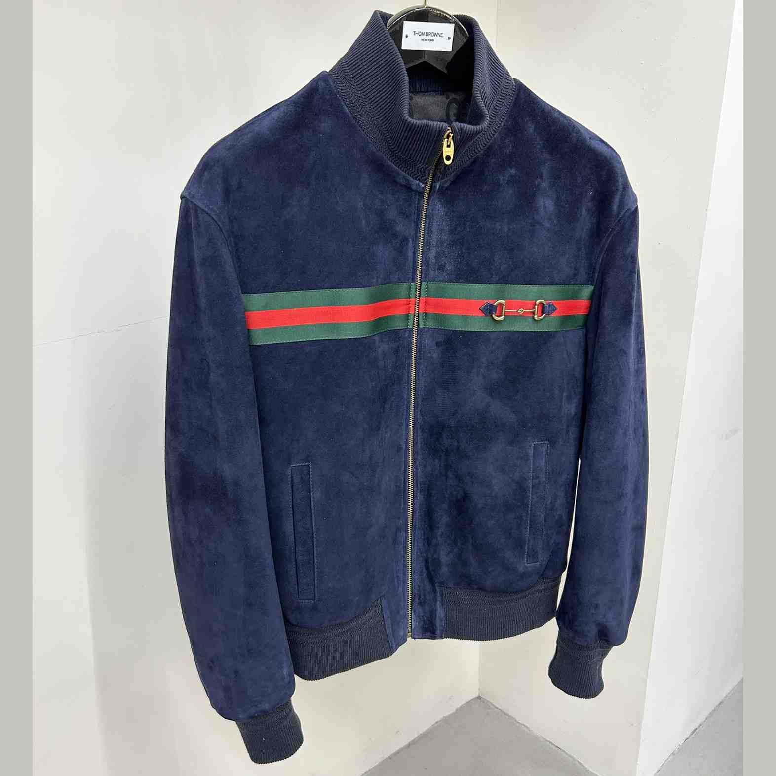 Gucci Suede Bomber Jacket - 