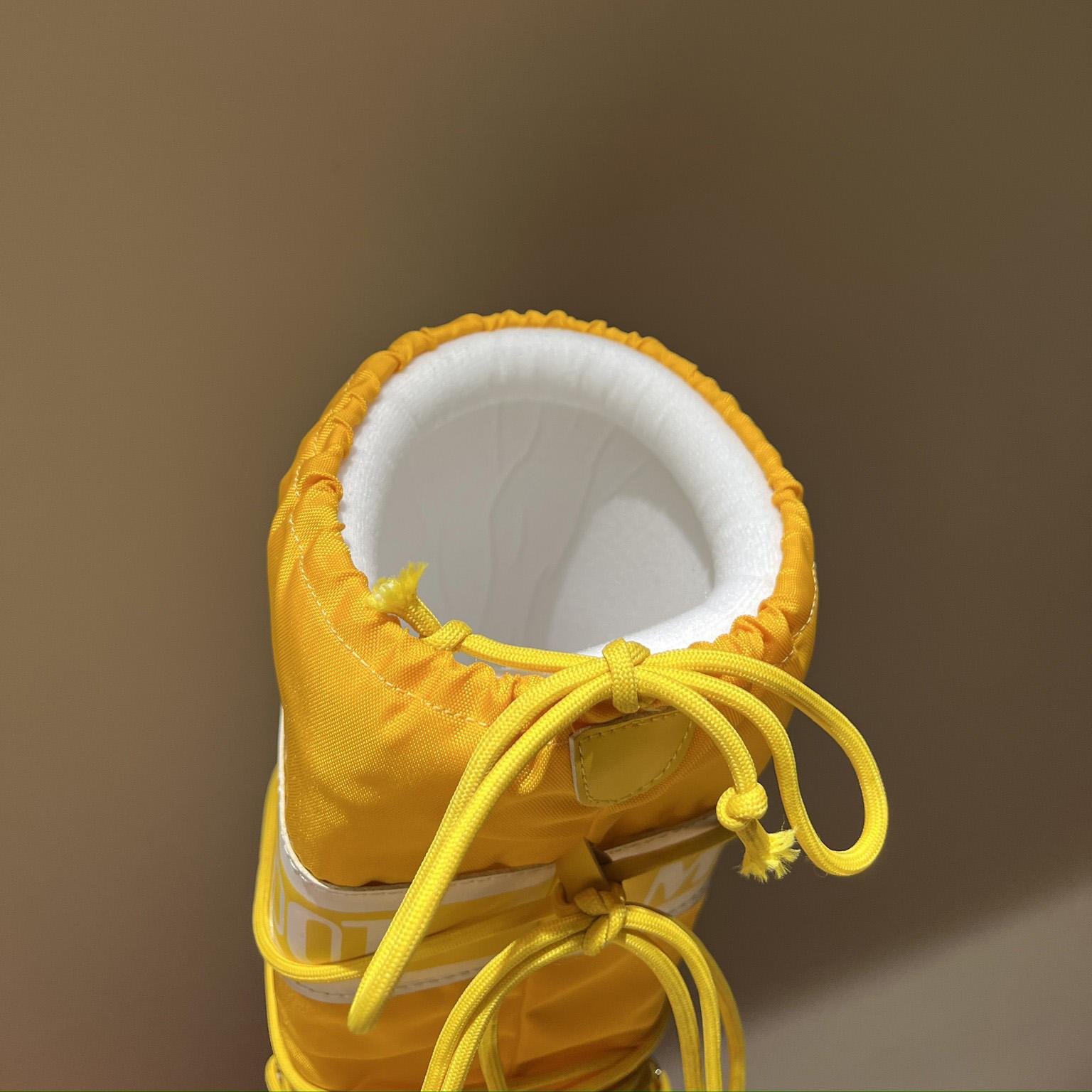 Moon Boot Icon Junior Khaki Nylon Boots - 
