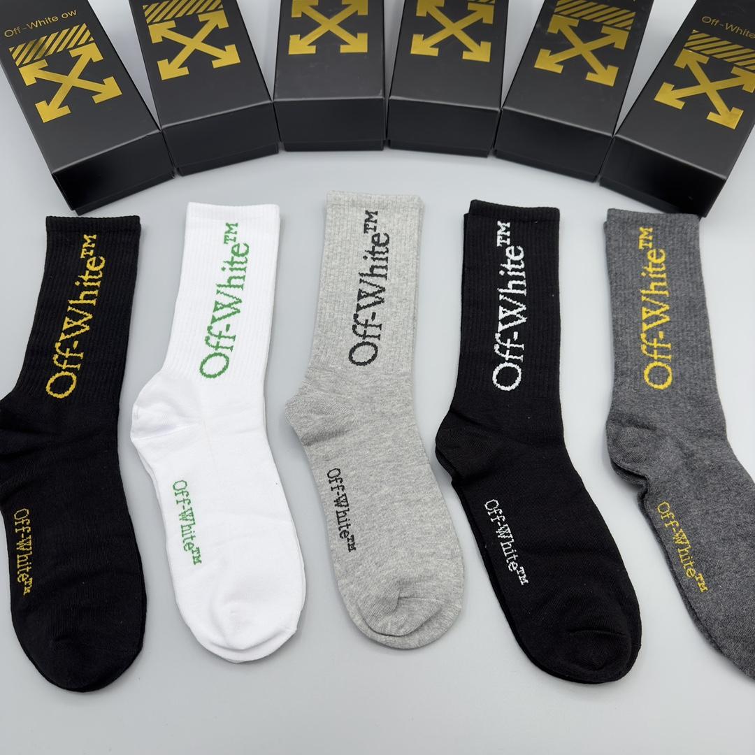 Off White Socks/Box - 