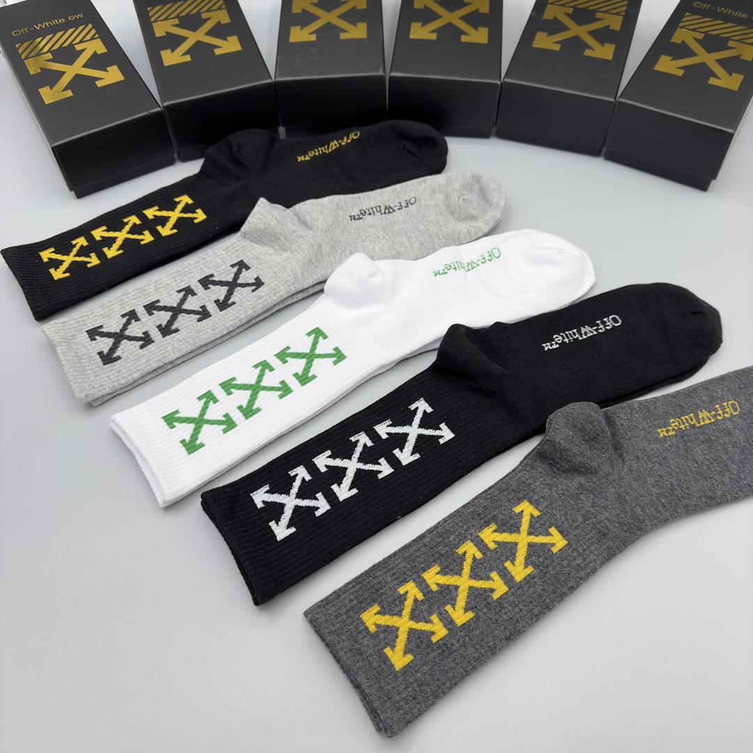 Off White Socks/Box - 