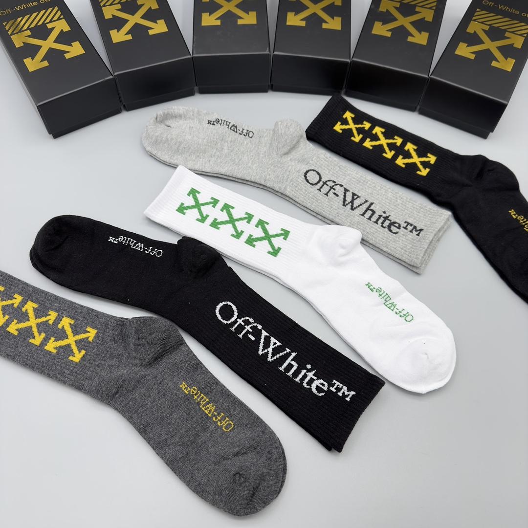 Off White Socks/Box - 