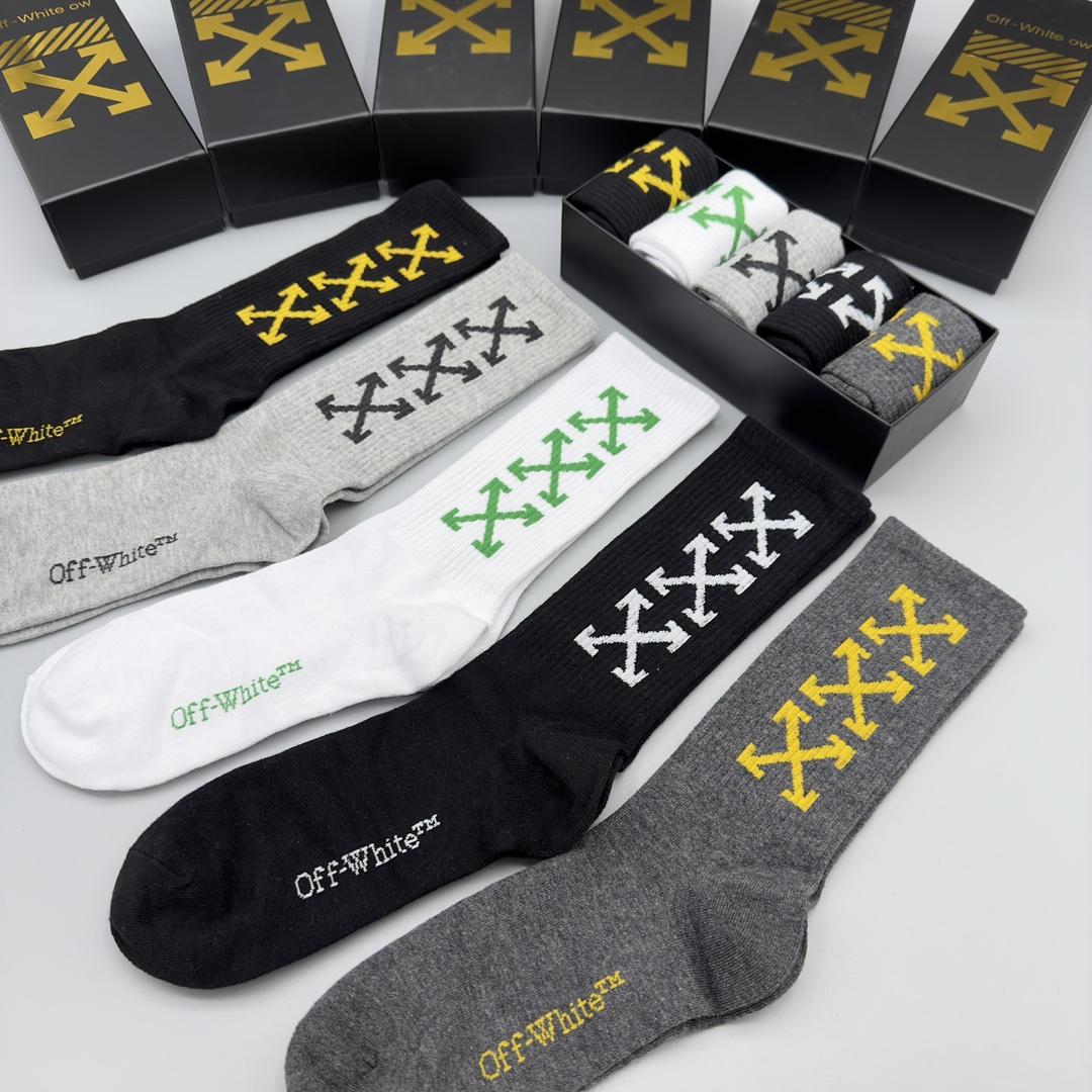 Off White Socks/Box - 
