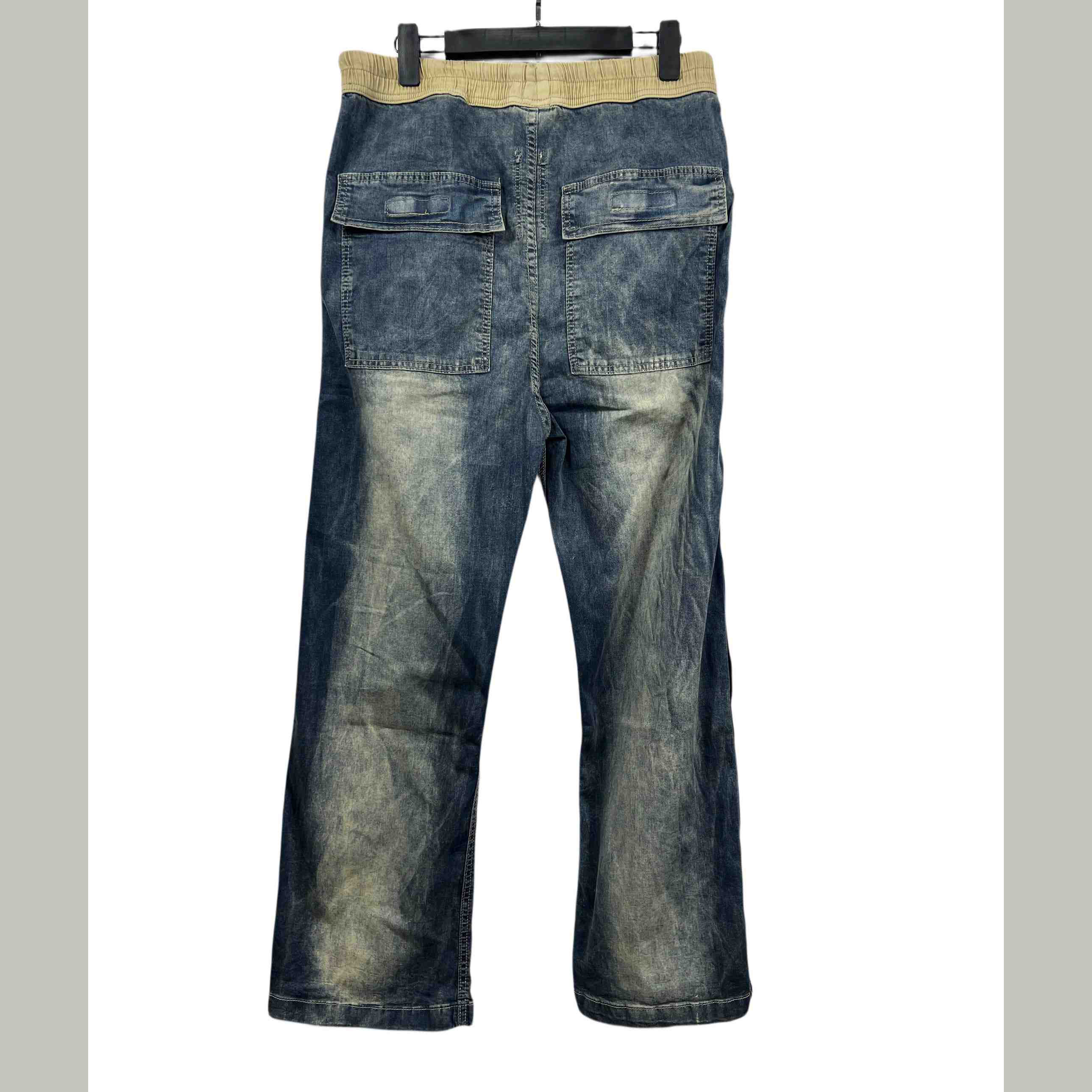 Rick Owens Hustler Denim Pusher Pants - 