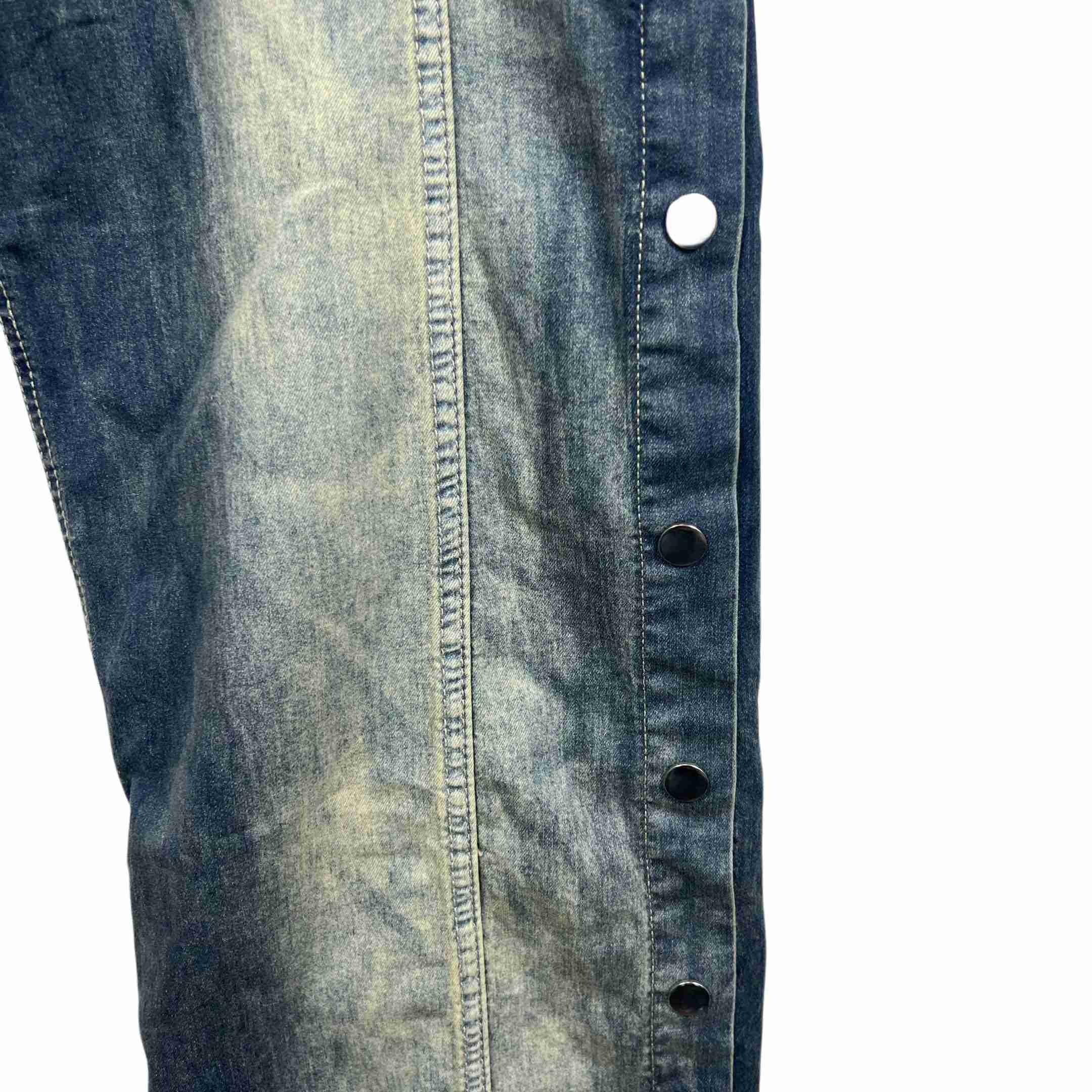 Rick Owens Hustler Denim Pusher Pants - 