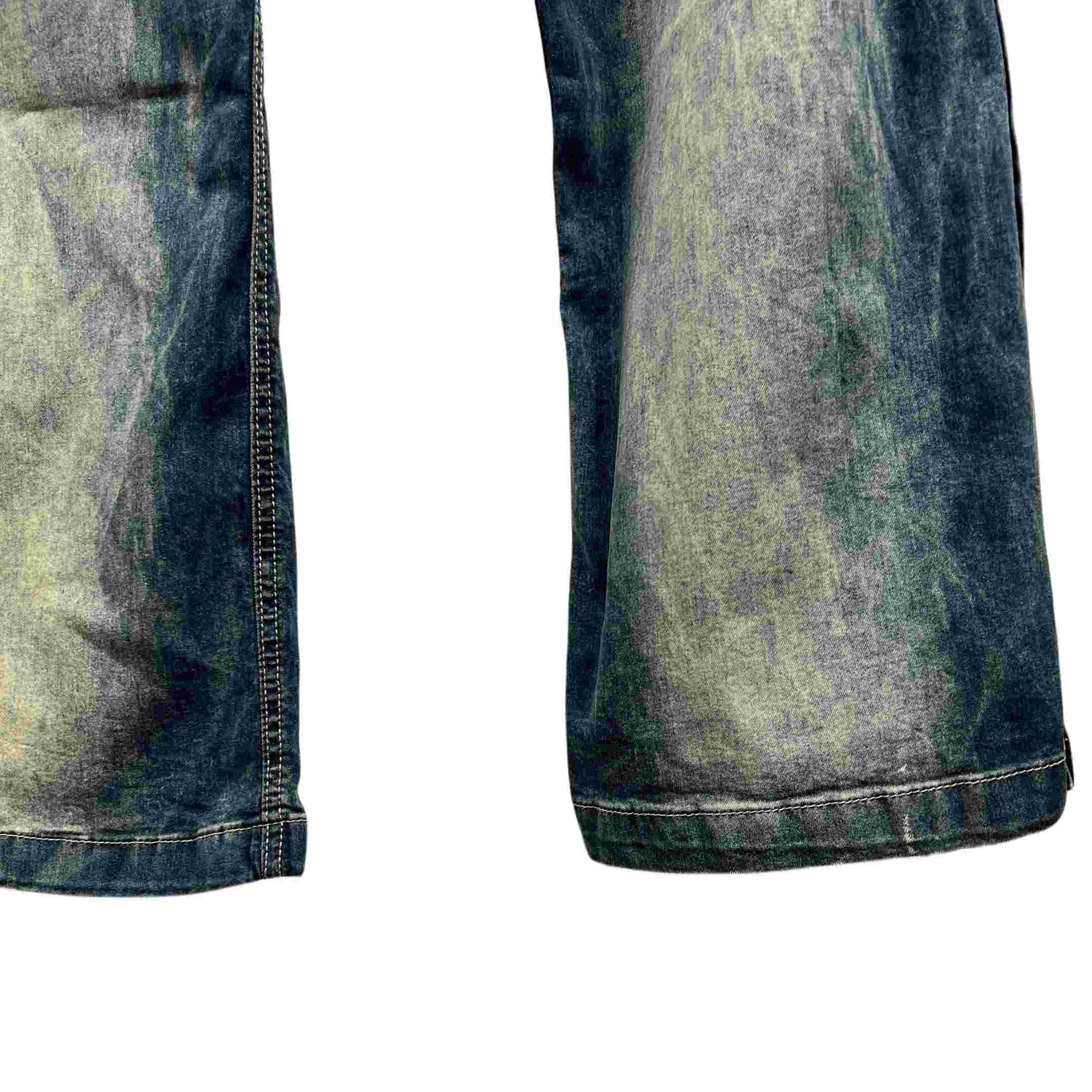 Rick Owens Hustler Denim Pusher Pants - 