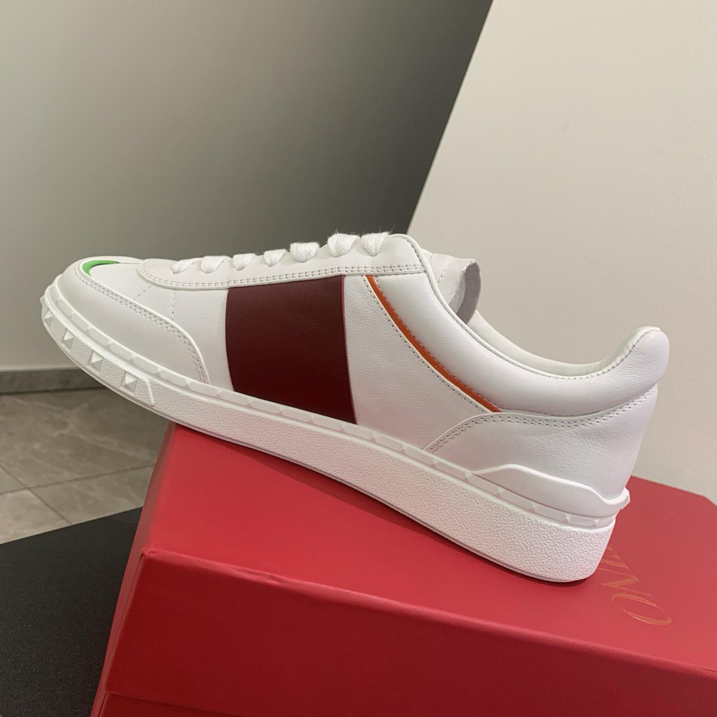 Valenti Upvillage Low Top Sneaker In Split Leather And Calfskin Nappa Leather - 