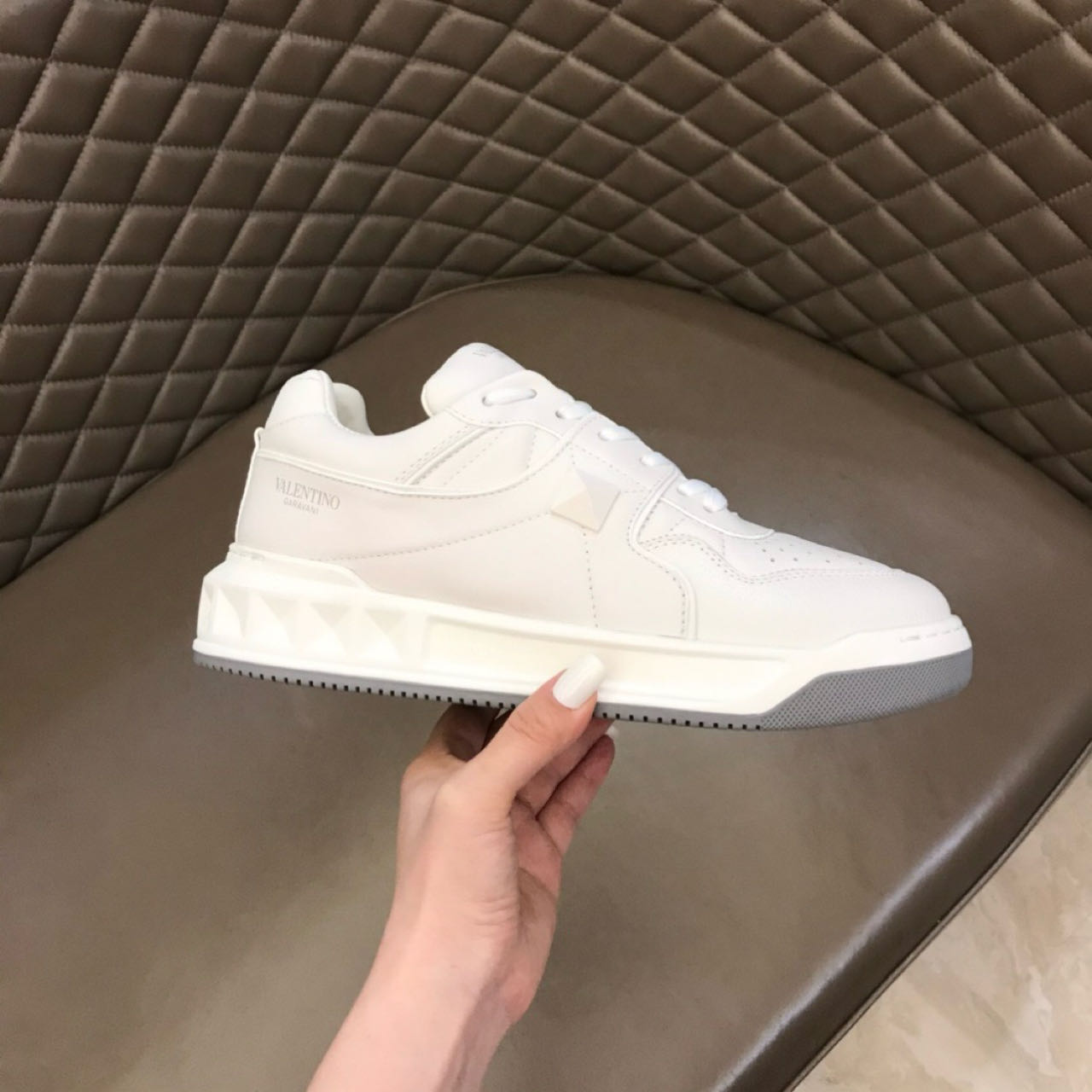 Valenti Sneaker Low-top One Stud In Nappa - 