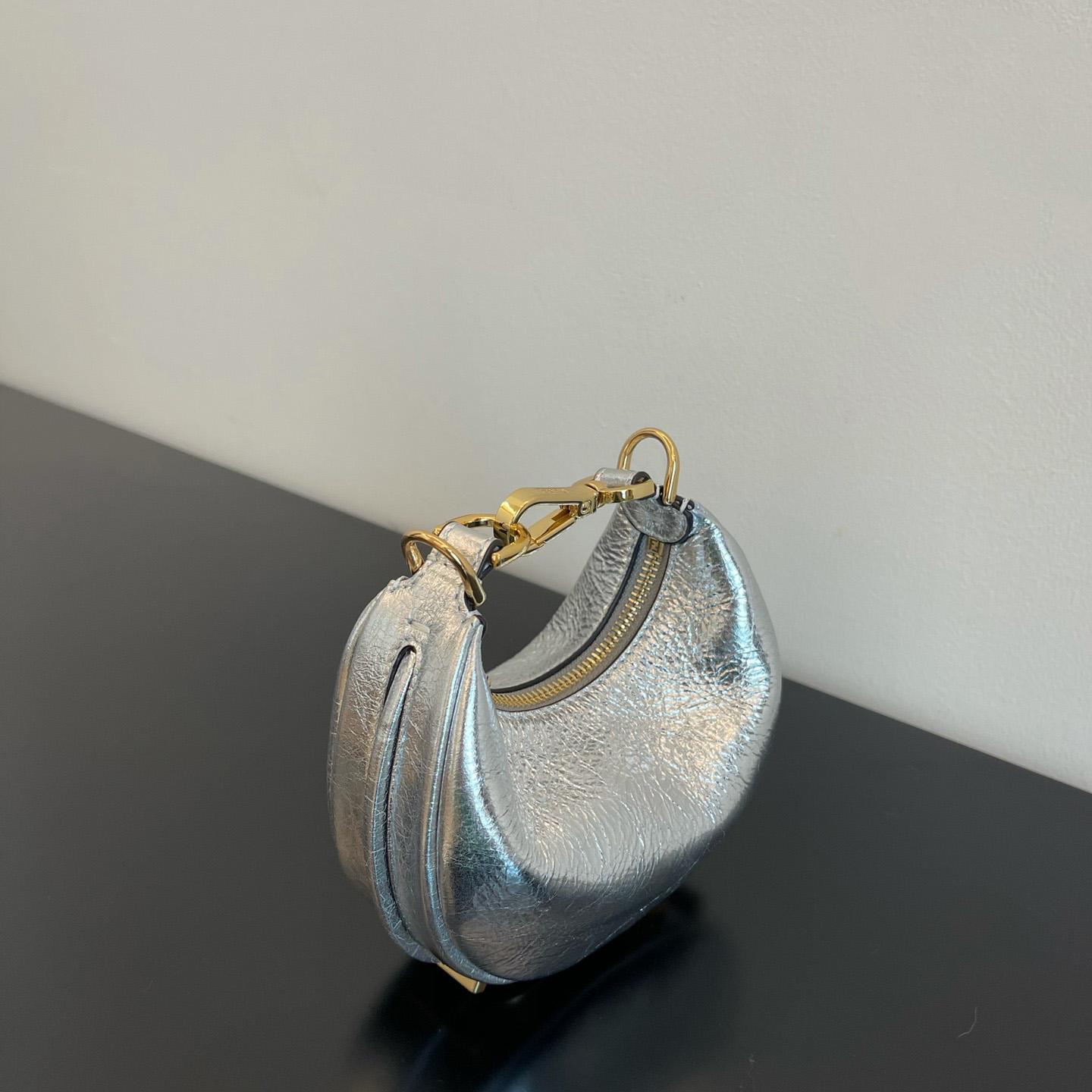 Fendi Nano Fendigraphy Mini Hobo Bag (16.5x14x5cm) - 