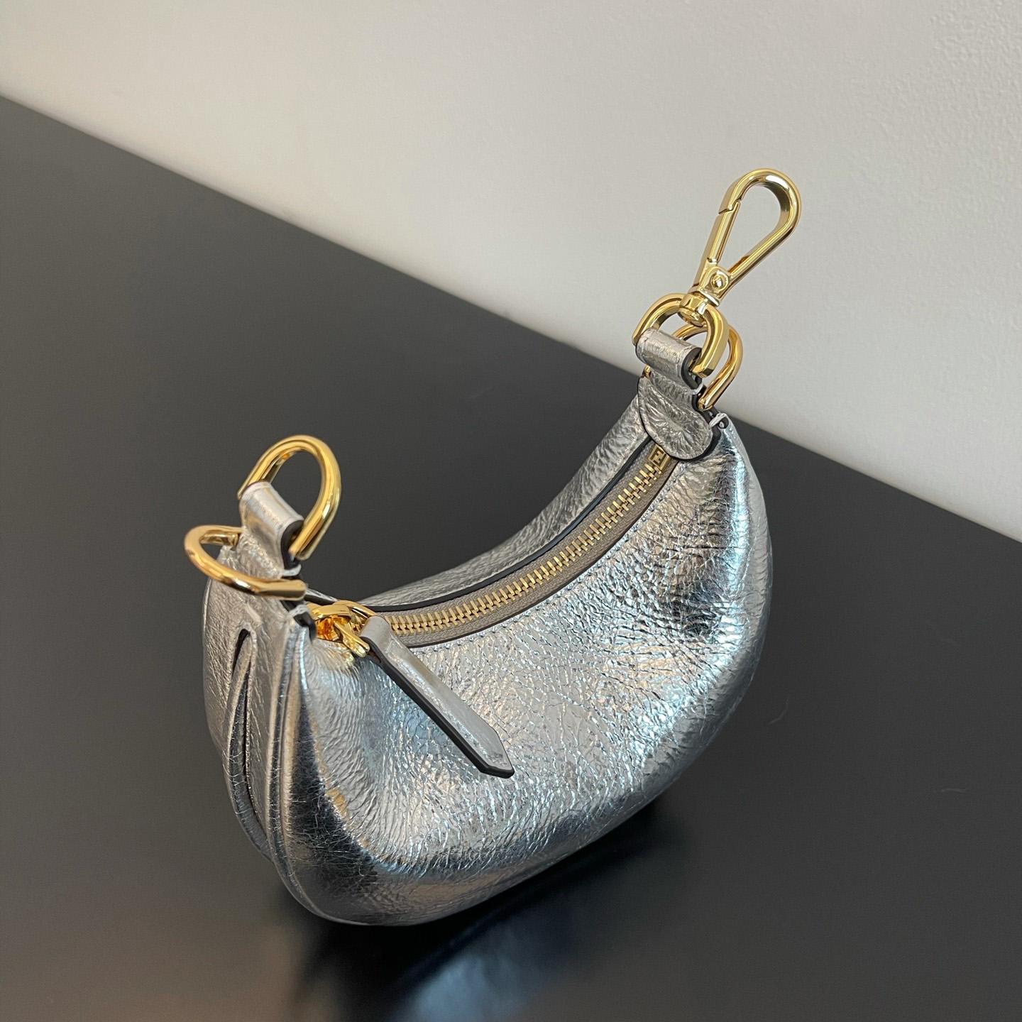 Fendi Nano Fendigraphy Mini Hobo Bag (16.5x14x5cm) - 