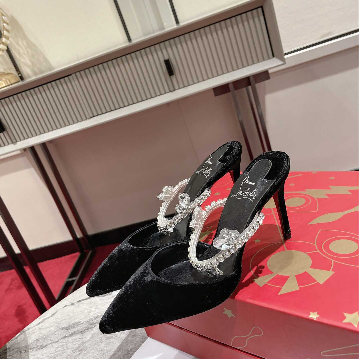 Christian Louboutin Planet Queen 70mm Mules Pumps  - 