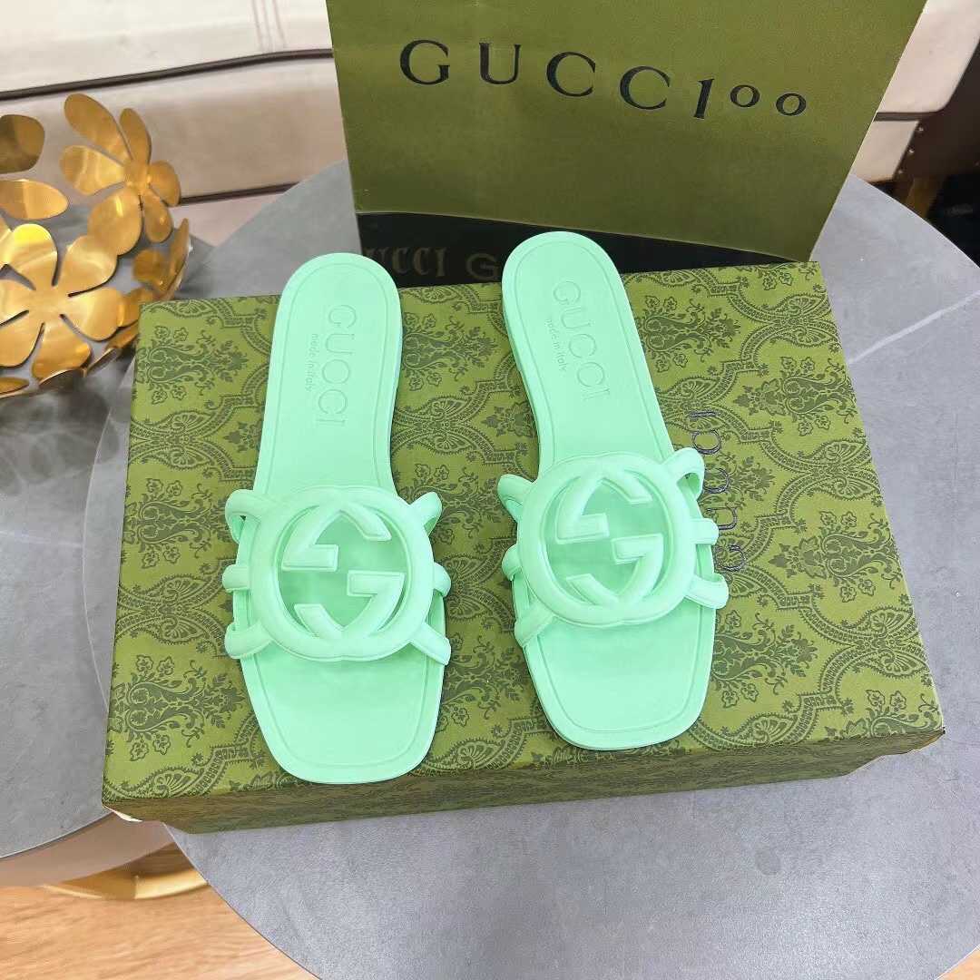 Gucci Women's Interlocking G Slide Sandal - 