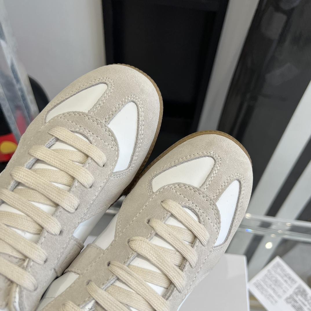 Maison Margiela Suede And Fabric Sneakers - 