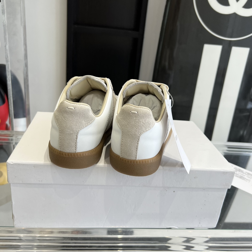 Maison Margiela Suede And Fabric Sneakers - 