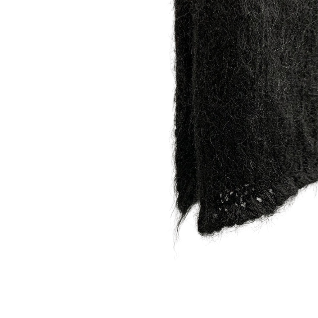 Rick Owens Ziggy Ripped Knitted Skirt - 