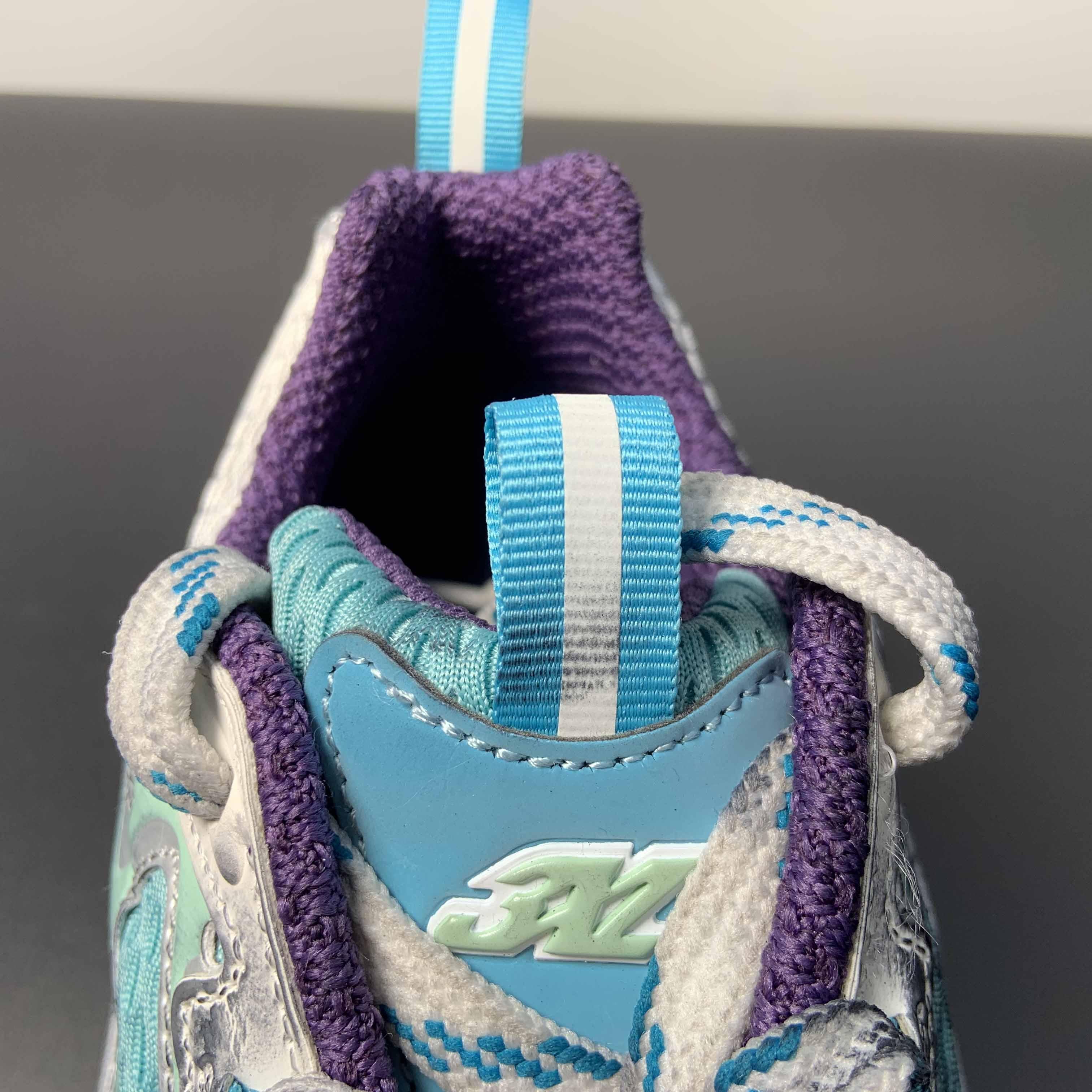 Balenciaga 3XL Sneaker In Light Blue/White/Purple  - 