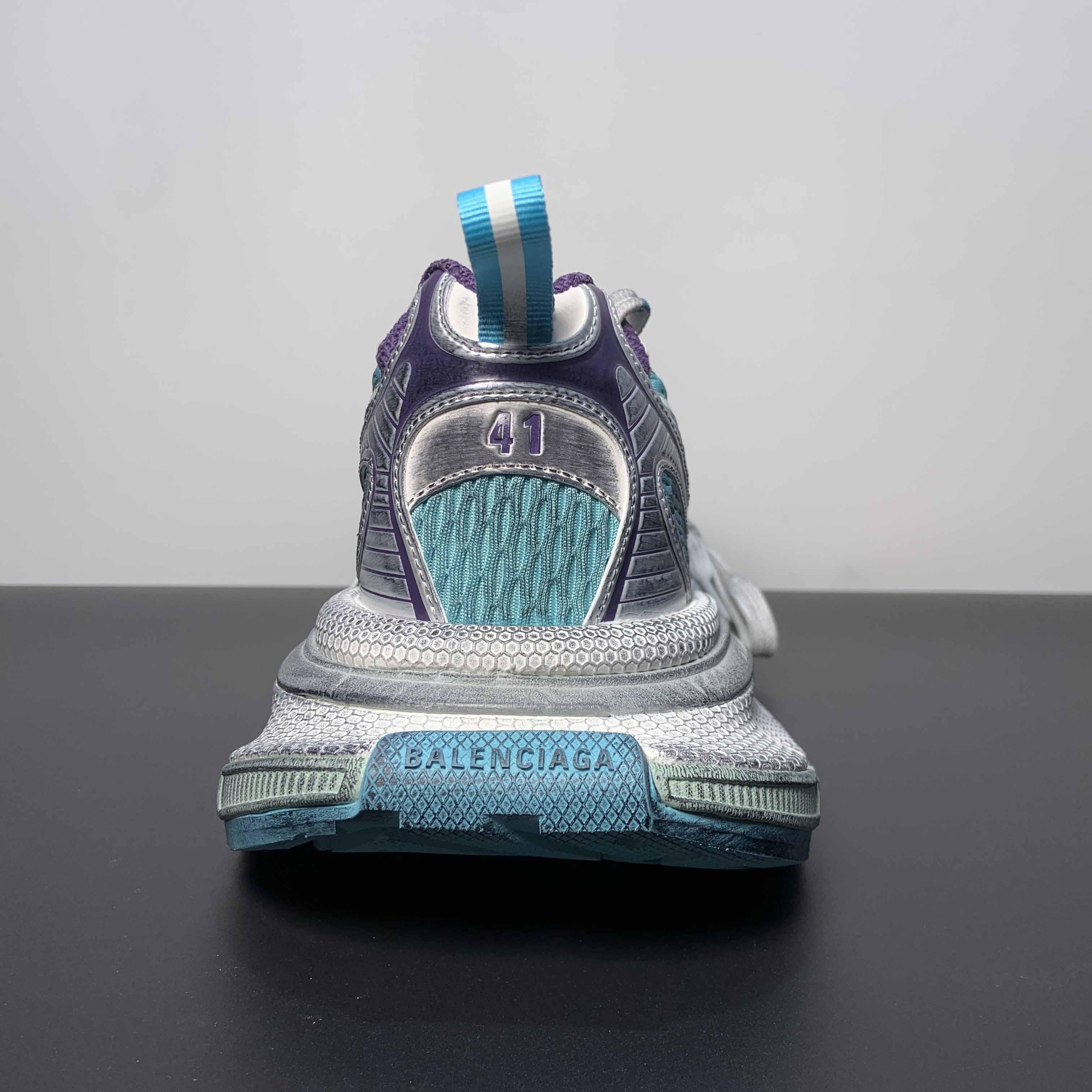 Balenciaga 3XL Sneaker In Light Blue/White/Purple  - 
