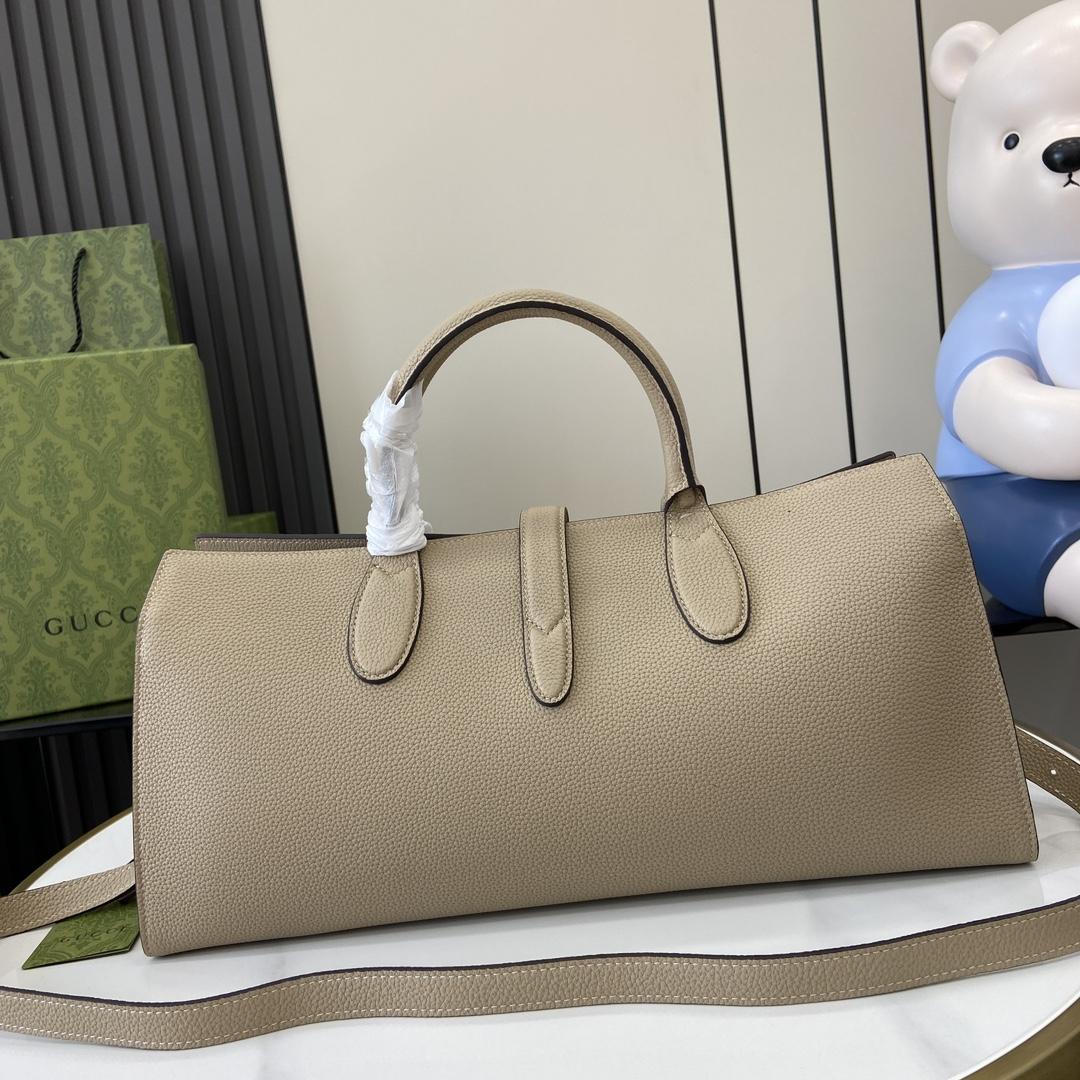 Gucci Medium Tote Bag With Hook Closure - 