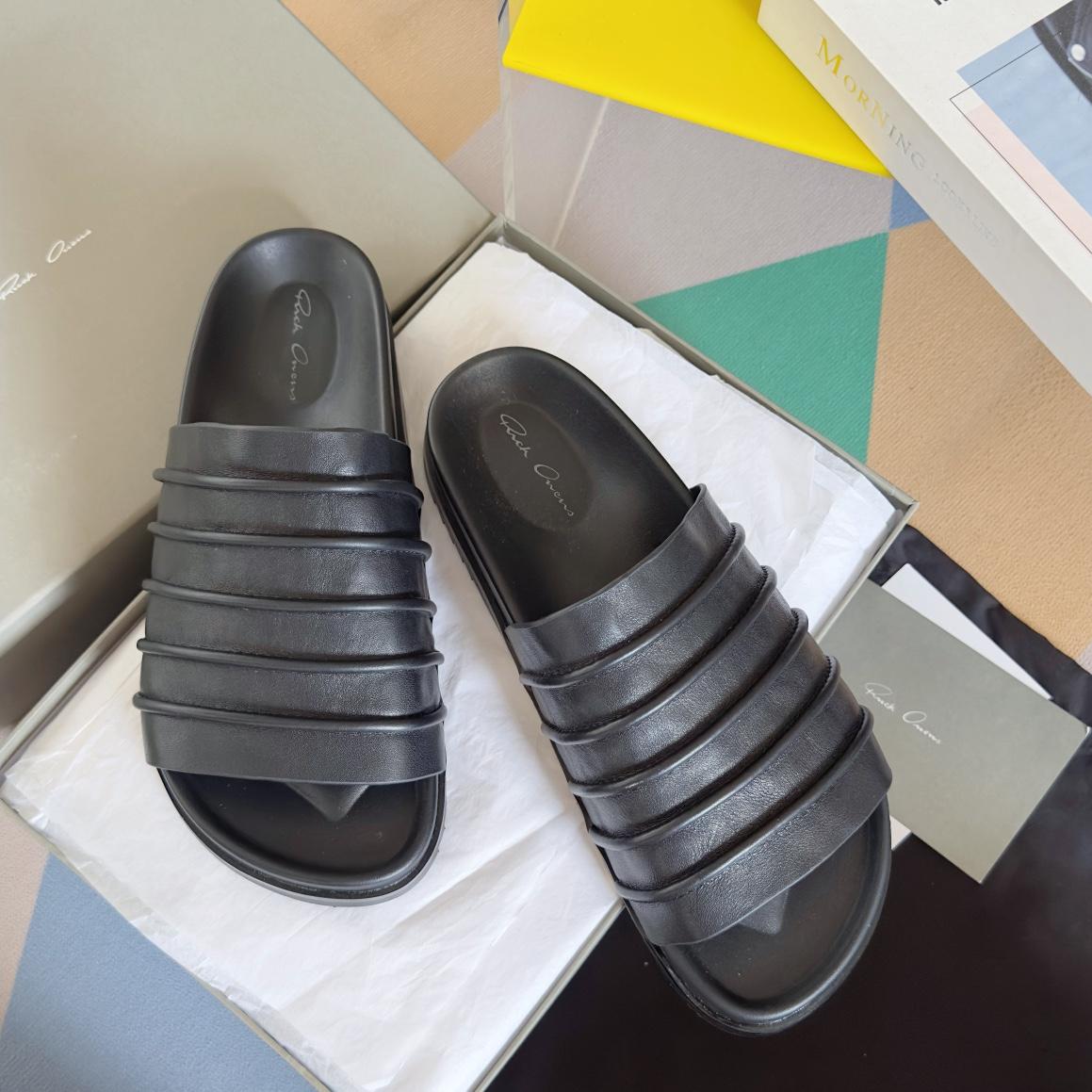 Rick Owens Ruhlmann Granola Slides - 