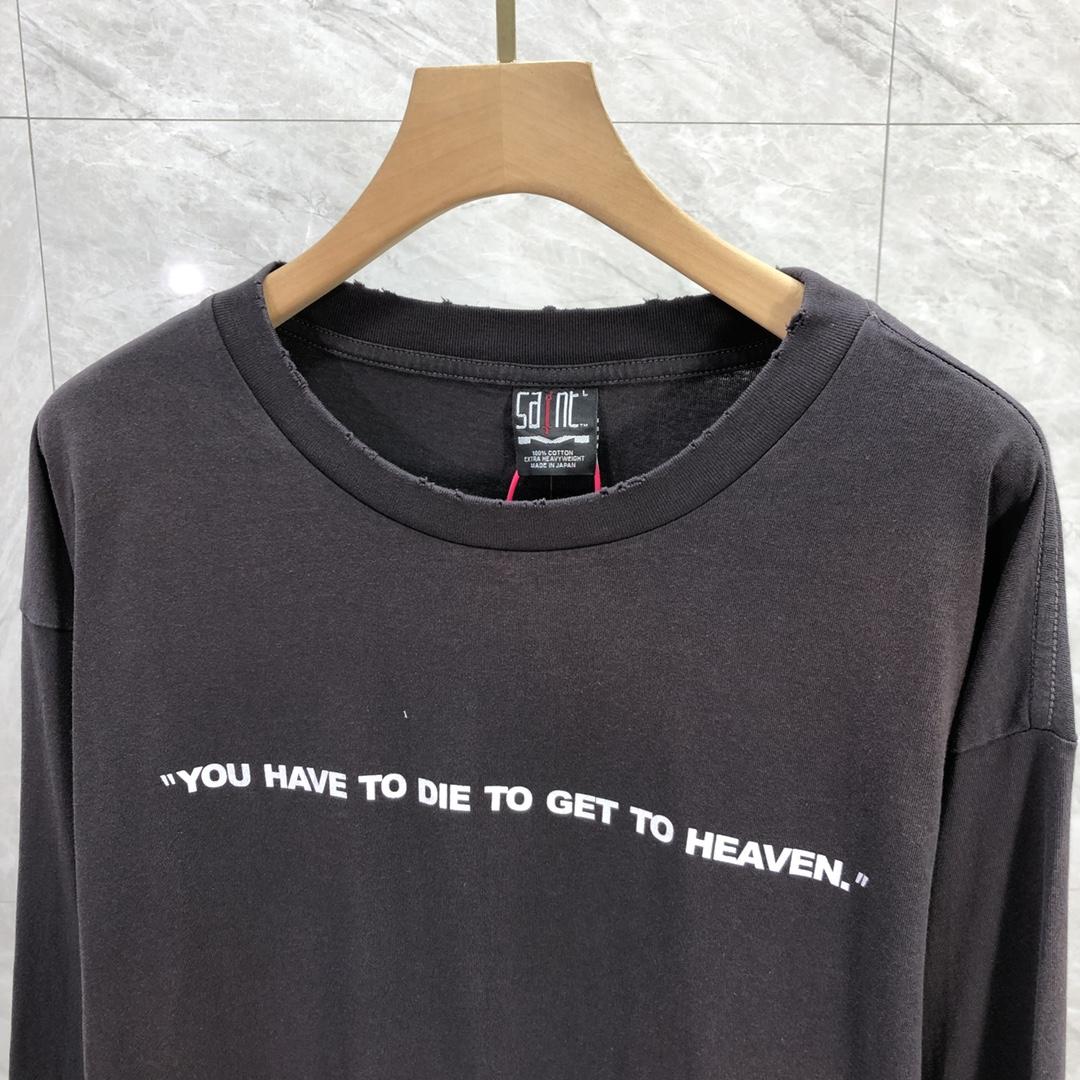 Saint Michael S N T Long Sleeved Club Tee - 