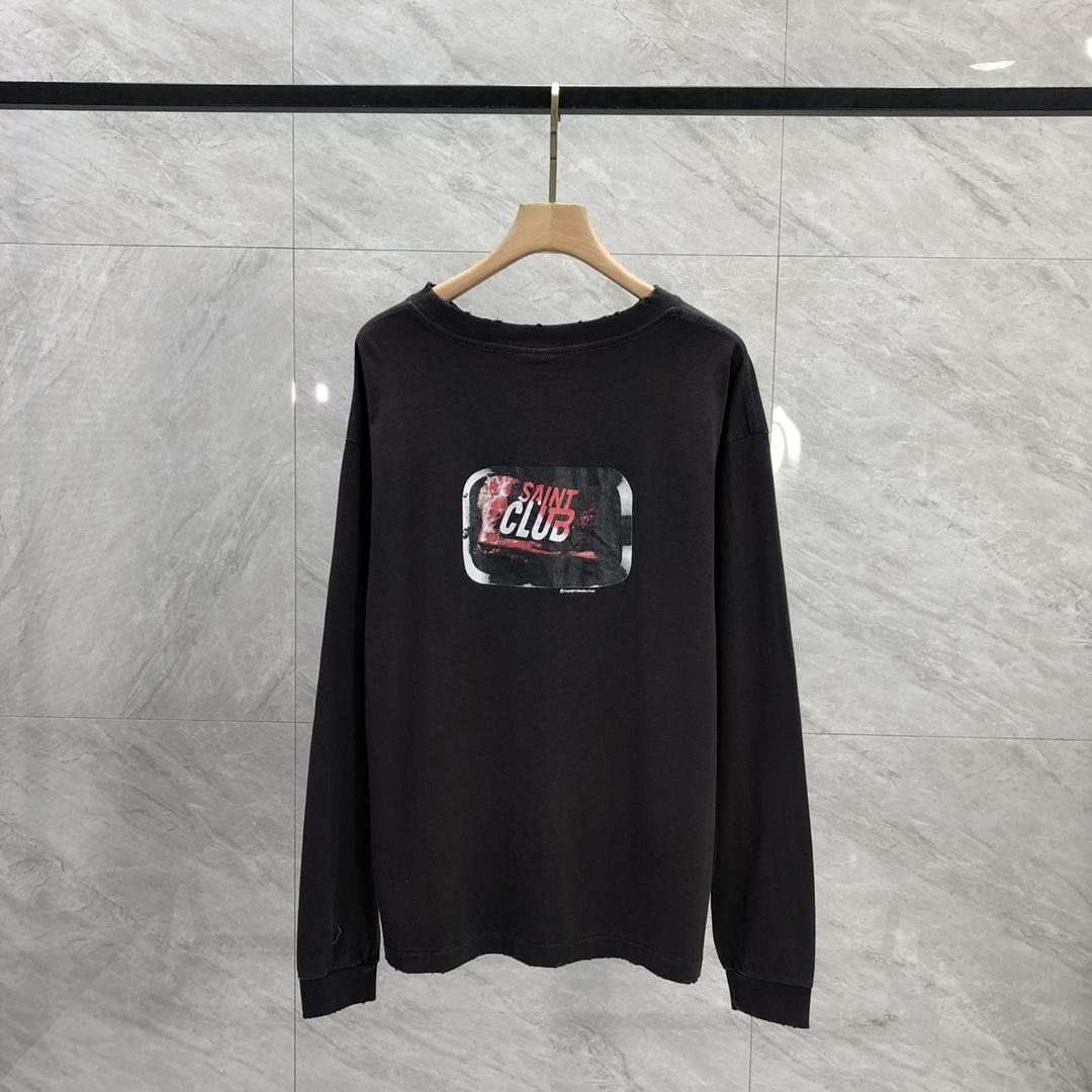 Saint Michael S N T Long Sleeved Club Tee - 