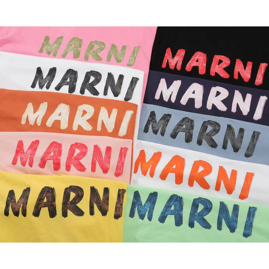 Marni Cotton T-Shirt With Logo - 