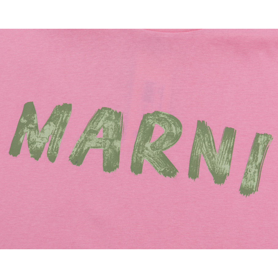 Marni Cotton T-Shirt With Logo - 