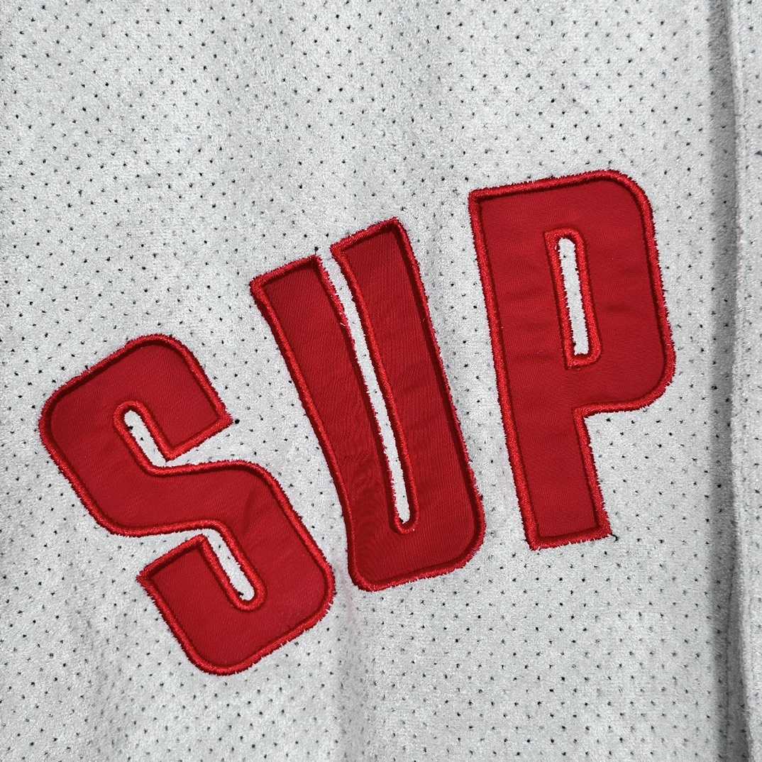 Supreme Ultrasuede Mesh Baseball Jersey - 