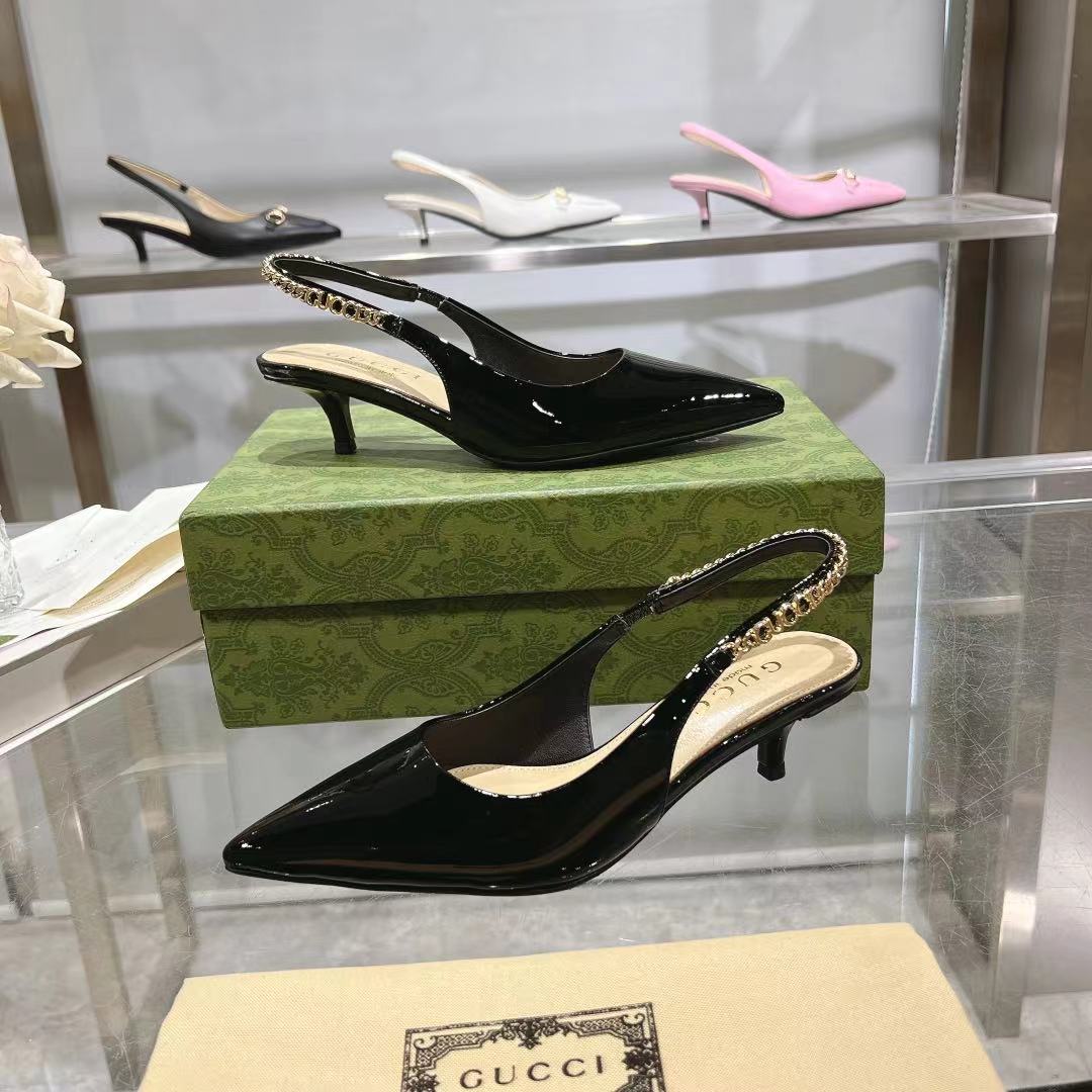 Gucci Signoria Slingback Pump - 