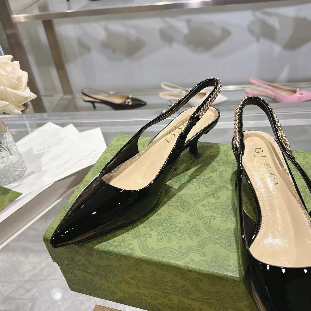Gucci Signoria Slingback Pump - 