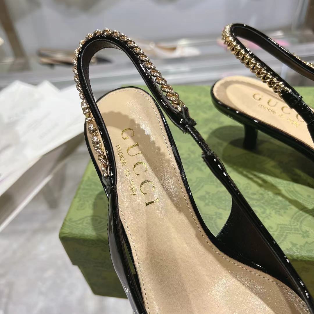 Gucci Signoria Slingback Pump - 
