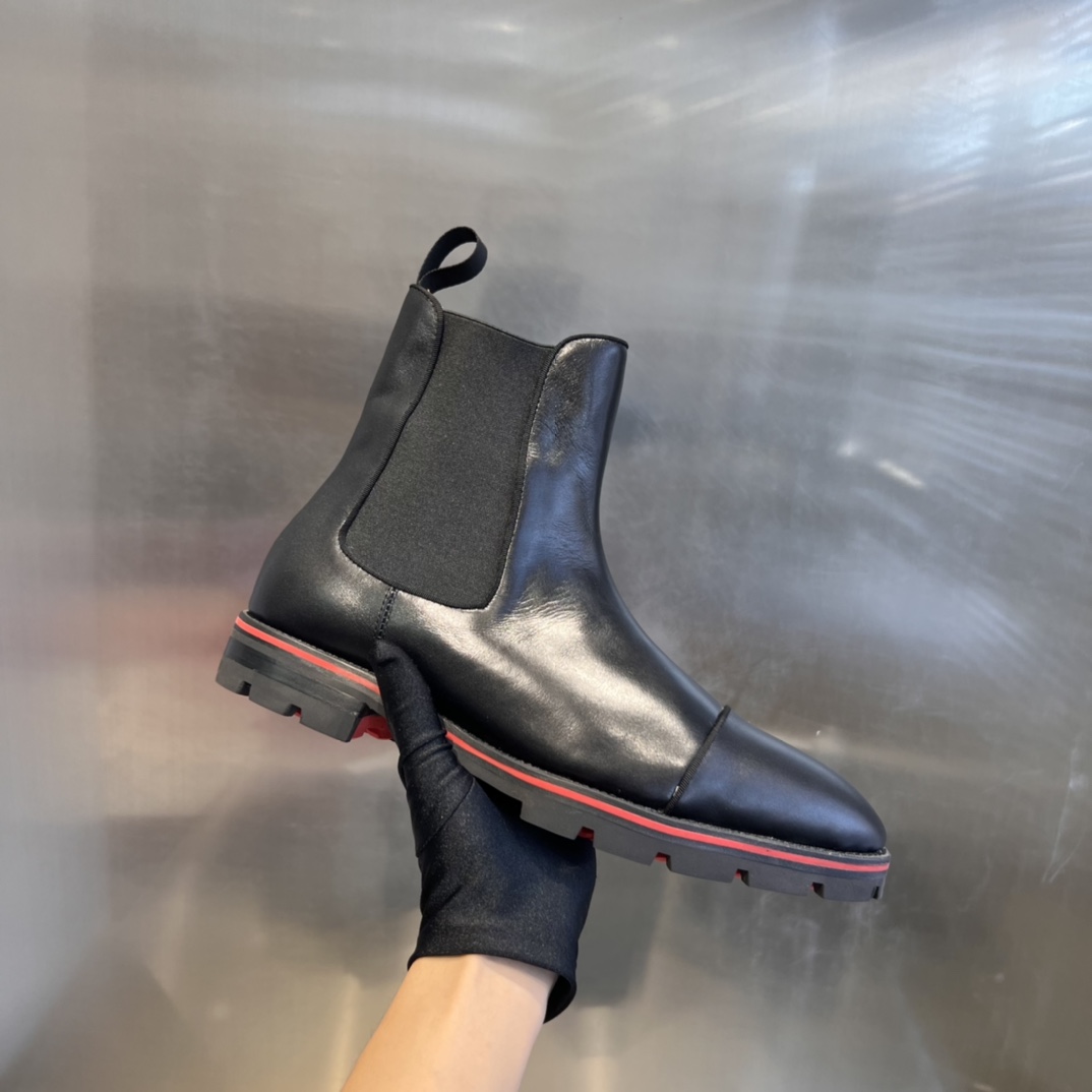 Christian Louboutin Leather Ankle Boots - 