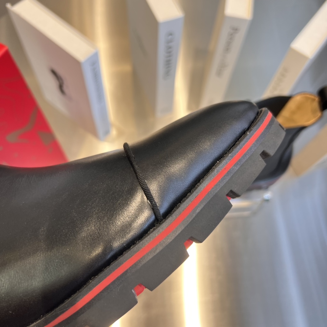 Christian Louboutin Leather Ankle Boots - 