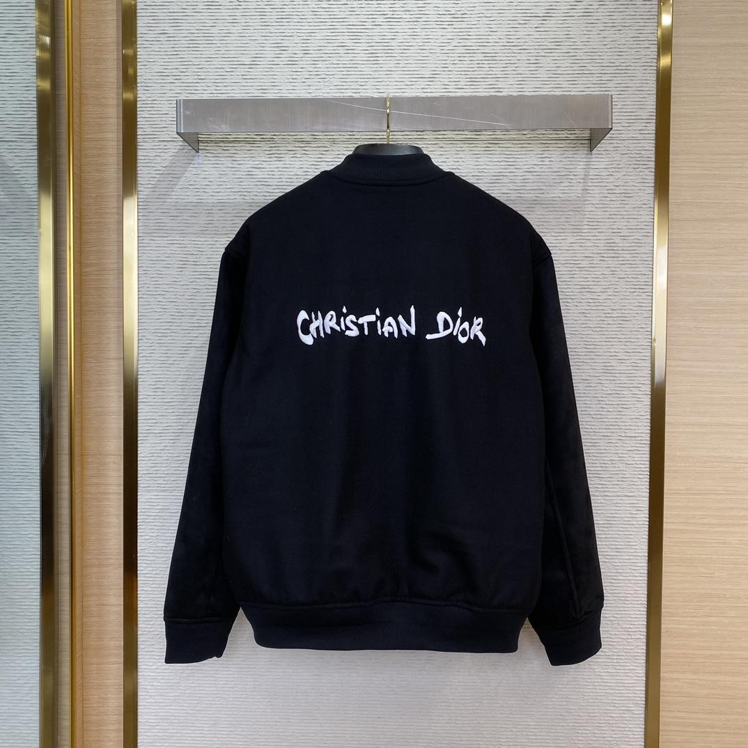 Dior Tag Varsity Jacket - DesignerGu