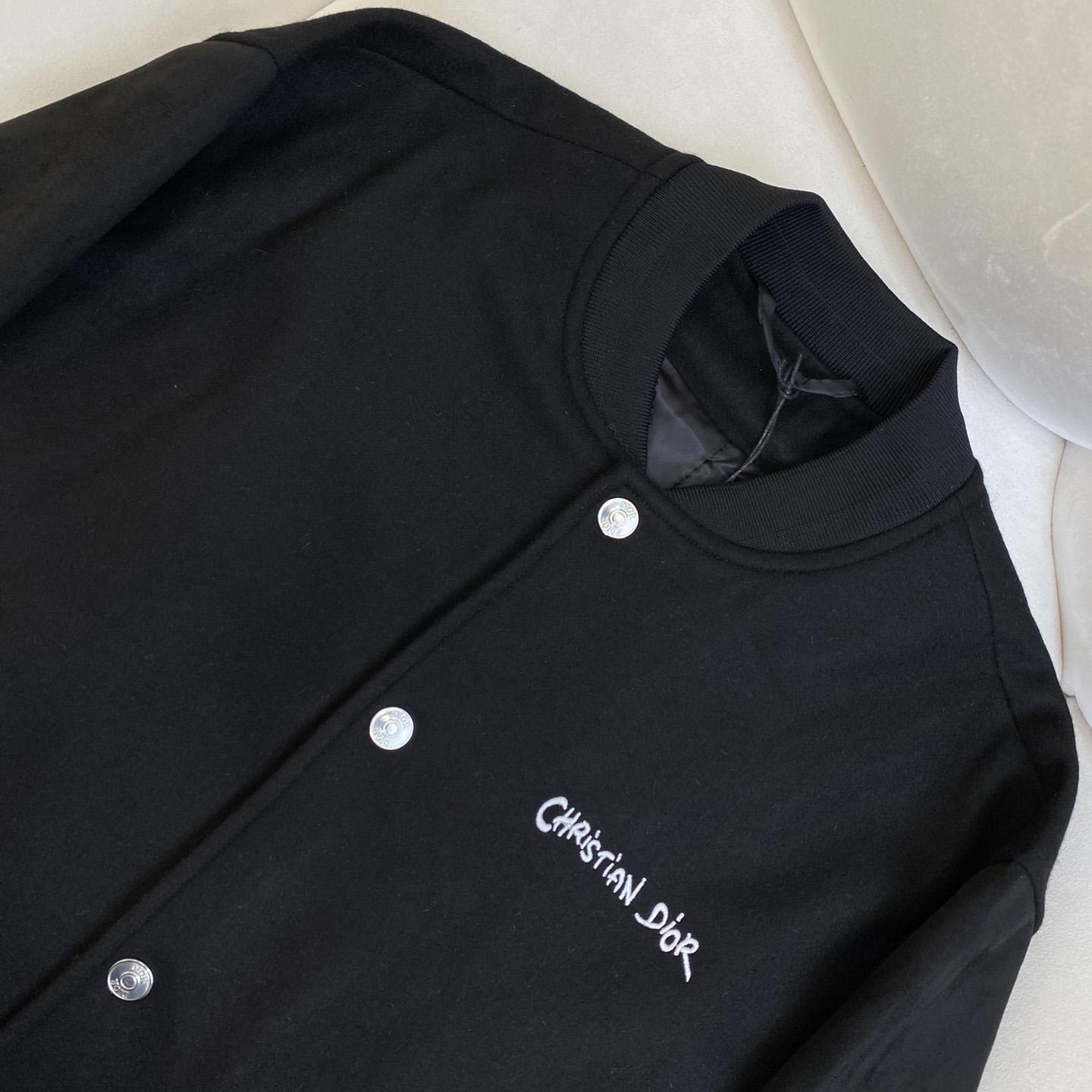 Dior Tag Varsity Jacket - DesignerGu