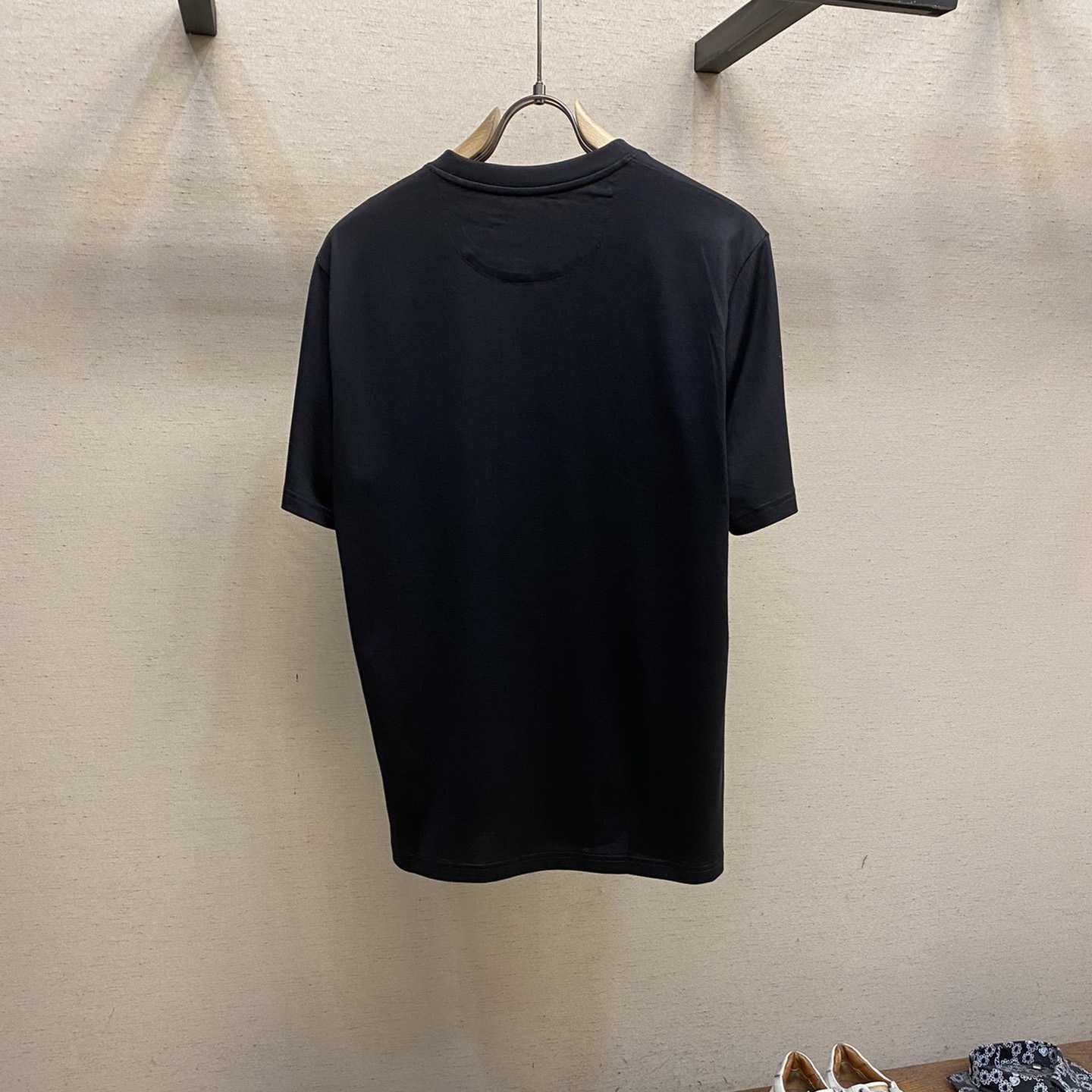  Valenti Cotton T-shirt with VLogo Signature Patch - 