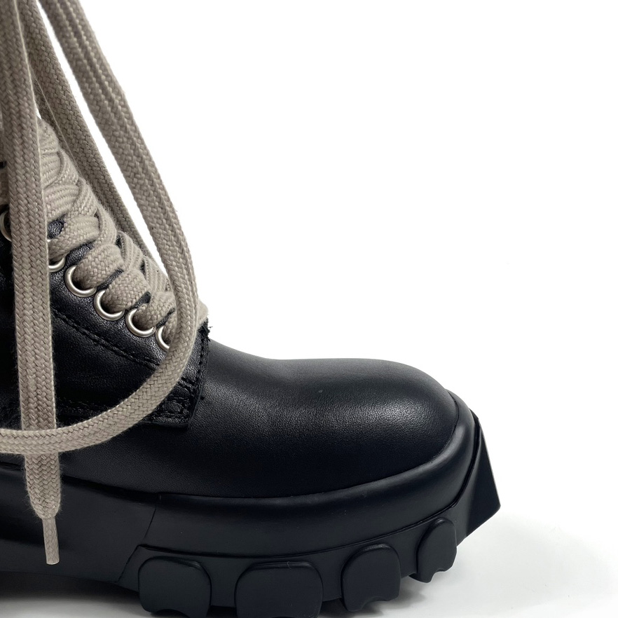 Rick Owens Lace-up Leather Boots - 