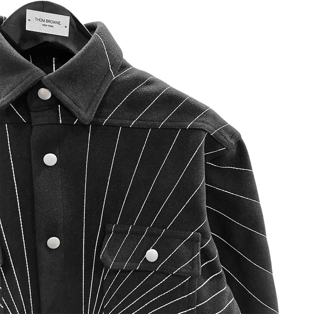 Rick Owens Dust Radiance Embroidered Oversized Outershirt - 