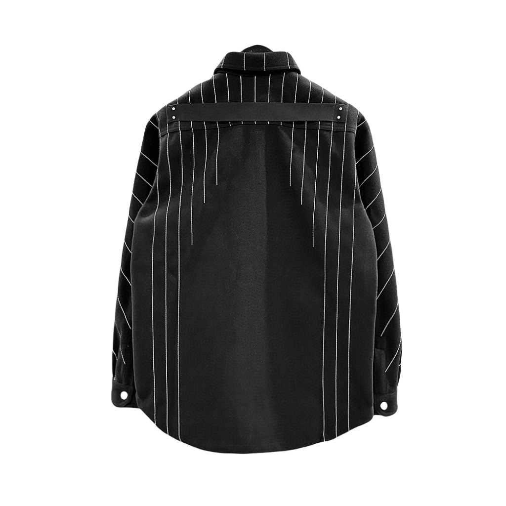 Rick Owens Dust Radiance Embroidered Oversized Outershirt - 