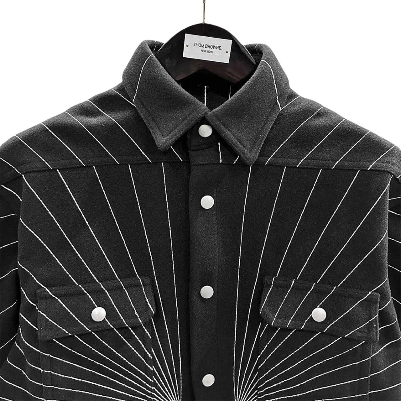 Rick Owens Dust Radiance Embroidered Oversized Outershirt - 