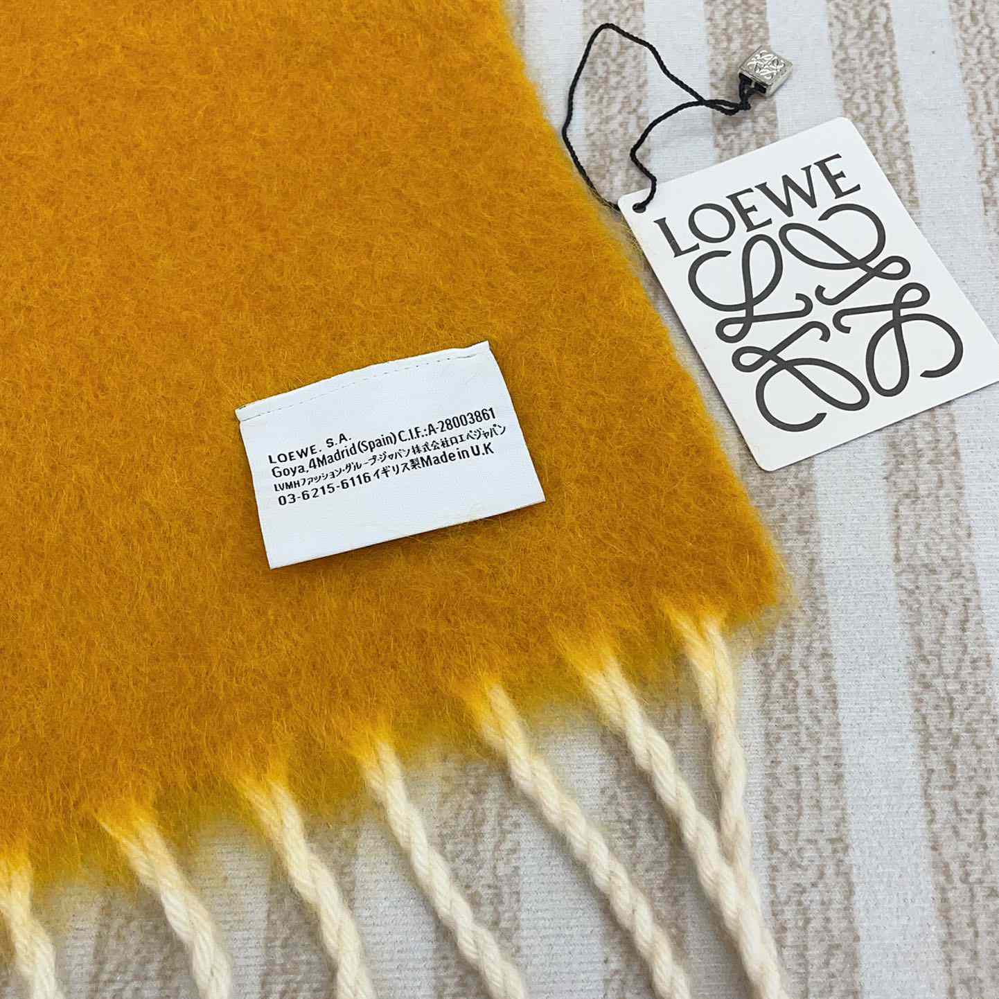 Loewe Scarf In Mohair And Wool - 