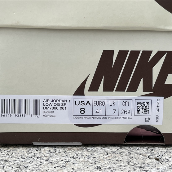 Travis Scott x Jordan Air Jordan 1 Low OG Sneaker    DM7866-061  - 